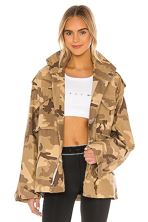 VICTORIA BECKHAM ブラウン ミリタリージャケット 27263497_57179941_600.jpg