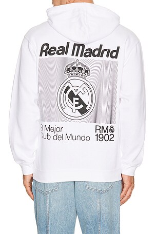 Real Madrid Major Hoodie in White