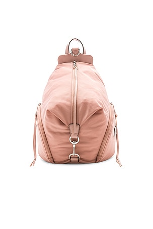 Rebecca Minkoff Julian Nylon Backpack in Vintage Pink | REVOLVE display picture 1