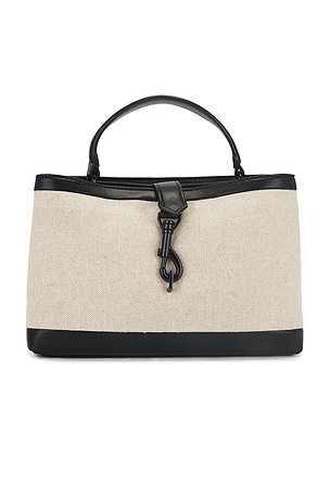 Rebecca Minkoff Megan Surplus Top Handle Bag in Neutral