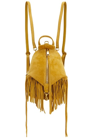 Convertible Mini Julian Backpack With Fringe Rebecca Minkoff