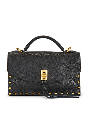 Rebecca Minkoff Darren Top Handle Bag in Black