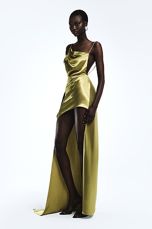 Noailles Asymmetric Gown REVOLVE LOS ANGELES