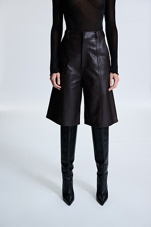 Elia Leather Short REVOLVE LOS ANGELES