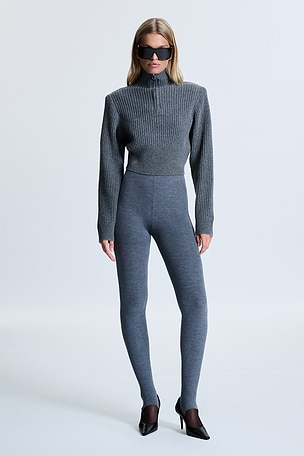 Polinna Rib Half Zip REVOLVE LOS ANGELES