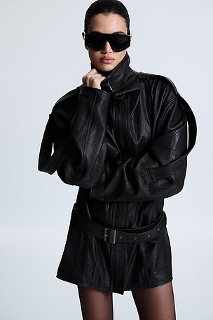 Rouen Leather Jacket REVOLVE LOS ANGELES