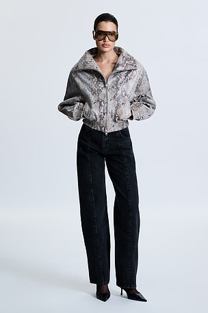 Matteo Snake Jacket REVOLVE LOS ANGELES
