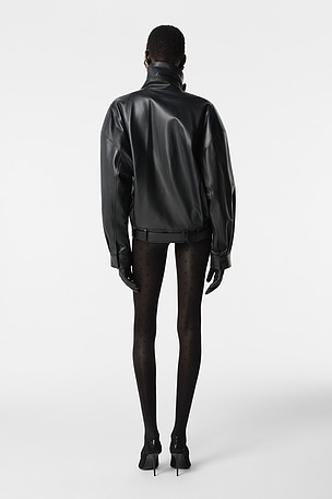 REVOLVE LOS ANGELES Kova Leather Jacket in Black