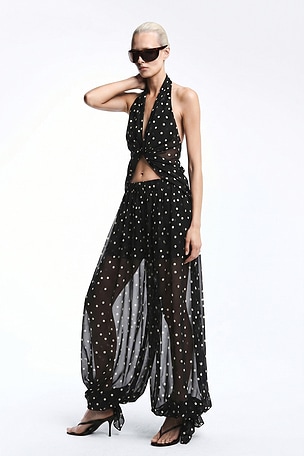 REVOLVE LOS ANGELES Adela Georgette Silk Top in Multi