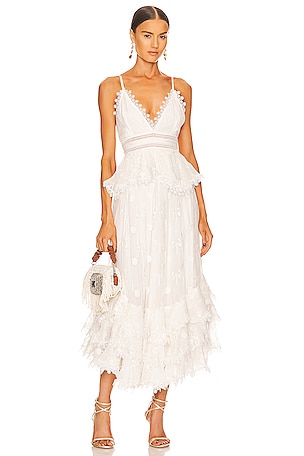 ROCOCO SAND Long Dress in Off White | REVOLVE