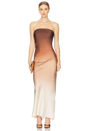 Strapless Maxi Dress ROCOCO SAND