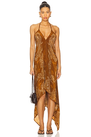 High Low Handkerchief Dress ROCOCO SAND
