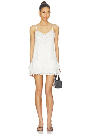 Lace Detail Mini Dress ROCOCO SAND