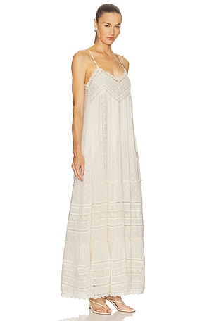 ROCOCO SAND Lace Maxi Dress in Cream