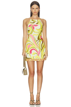 Ruched Bias Mini Dress ROCOCO SAND