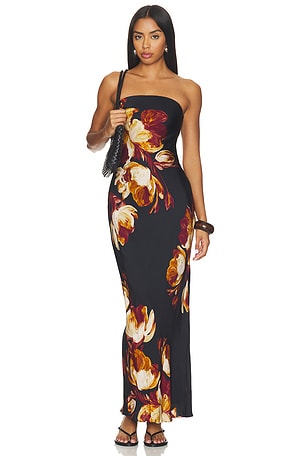 Strapless Maxi Dress ROCOCO SAND