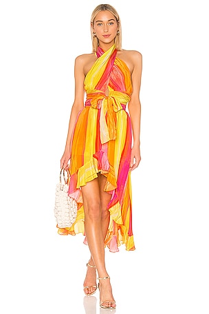 Universe Printed Concept Dress ROCOCO SAND