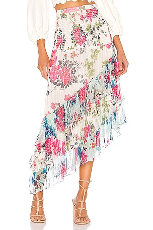 JUPE MIDI XANDRA ROCOCO SAND