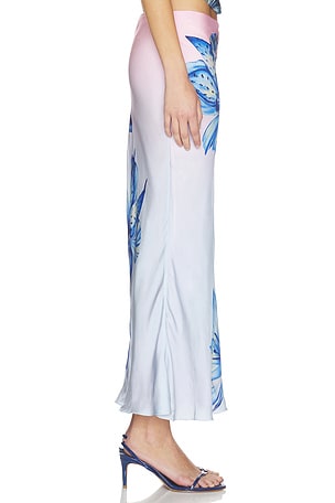 ROCOCO SAND Midi Skirt in Blue,Pink