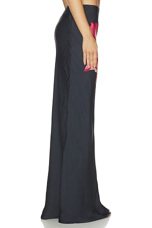 ROCOCO SAND Maxi Skirt in Black. Size XXS. Also