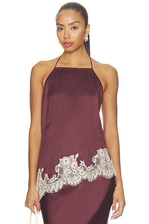 Lace Detail Top ROCOCO SAND