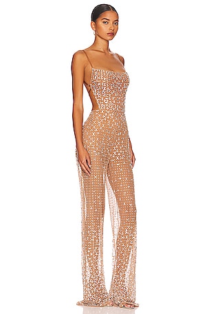 retrofete Axel Jumpsuit in Nude