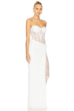 retrofete Carla Jumpsuit in White
