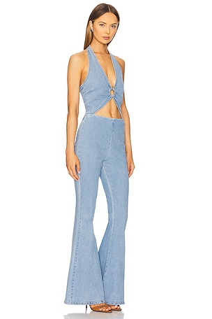 retrofete Kairi Denim Jumpsuit in Blue