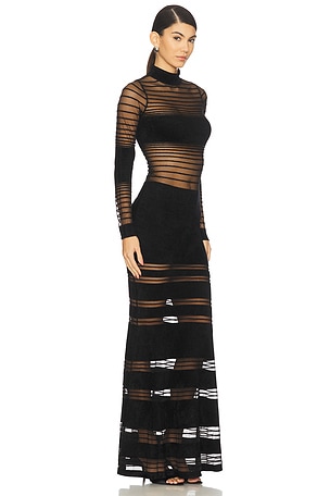 retrofete Johanne Dress in Black