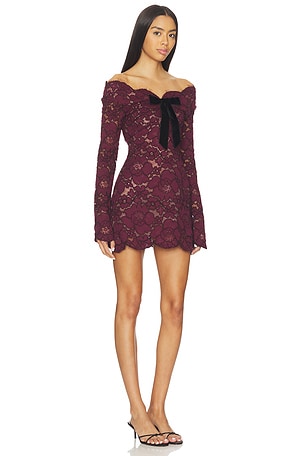 retrofete Perdita Lace Dress in Purple