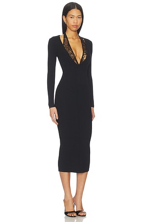 retrofete Lorella Knit Dress in Black