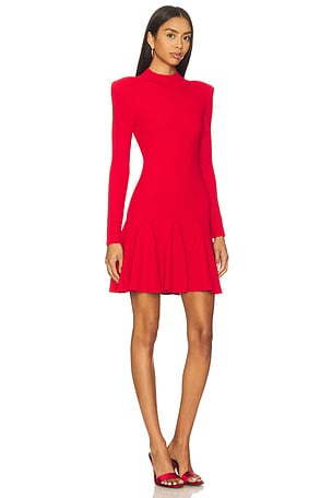 retrofete Sydonie Knit Dress in Red. Size XS. Also