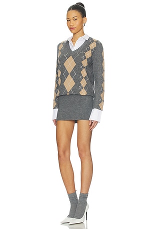 retrofete Ornella Embellished Dress in Grey