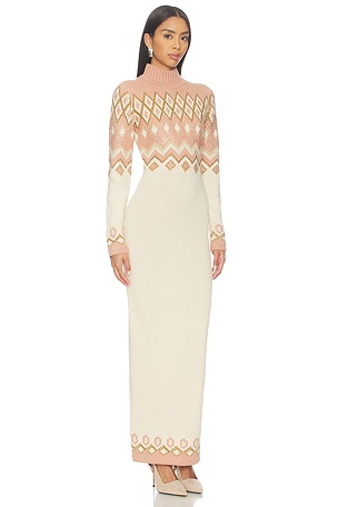 retrofete Eagle Dress in Rose,Cream