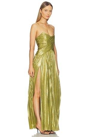 retrofete Stephie Dress in Green. Size XXS. Also