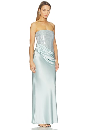 retrofete Alexandra Dress in Baby Blue