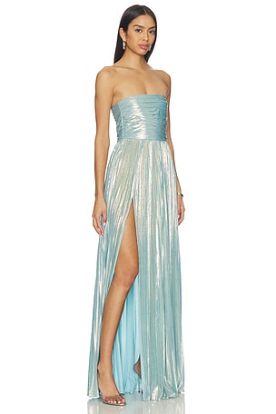 retrofete Sevyn Dress in Baby Blue