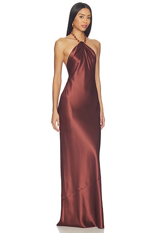 retrofete Anat Dress in Chocolate