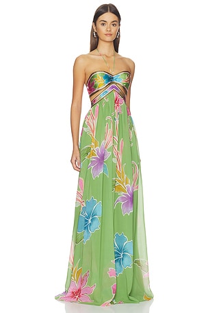 retrofete Rabel Dress in Green