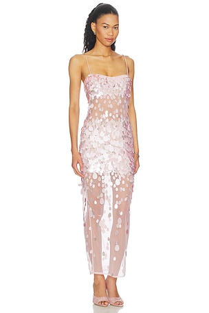 retrofete Mischa Midi Dress in Pink