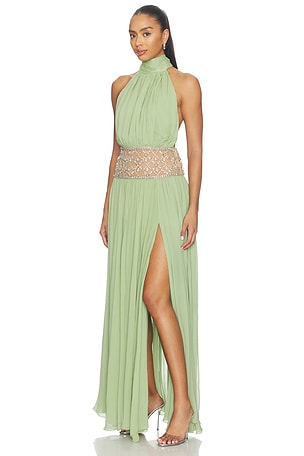 retrofete Kreeli Dress in Green. Size XS. Also
