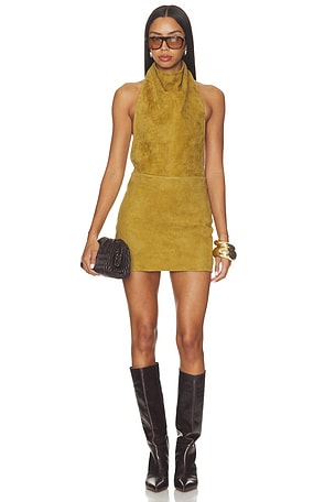 Zoriel Suede Dress retrofete