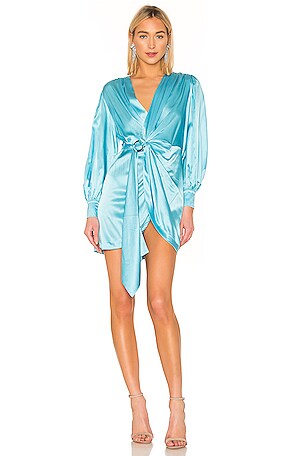 retrofete light blue dress RETROFETE ELLA SEQUIN DRESS
