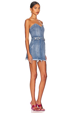 retrofete Ashlyn Dress in Denim-Medium