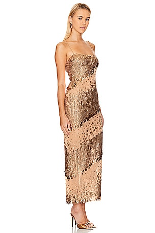 retrofete Carmine Dress in Tan
