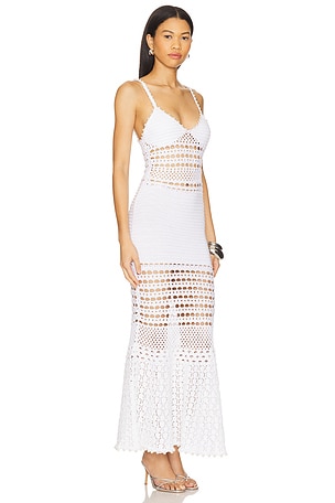 retrofete Belize Dress in White