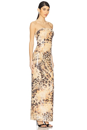 retrofete Ember Dress in Brown