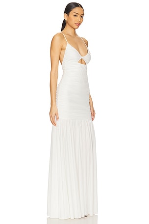 retrofete Bristol Mesh Dress in White