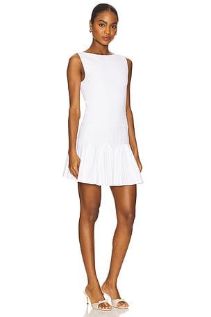 retrofete Audrina Knit Dress in White