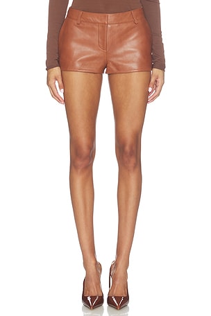 Valesia Leather Short retrofete